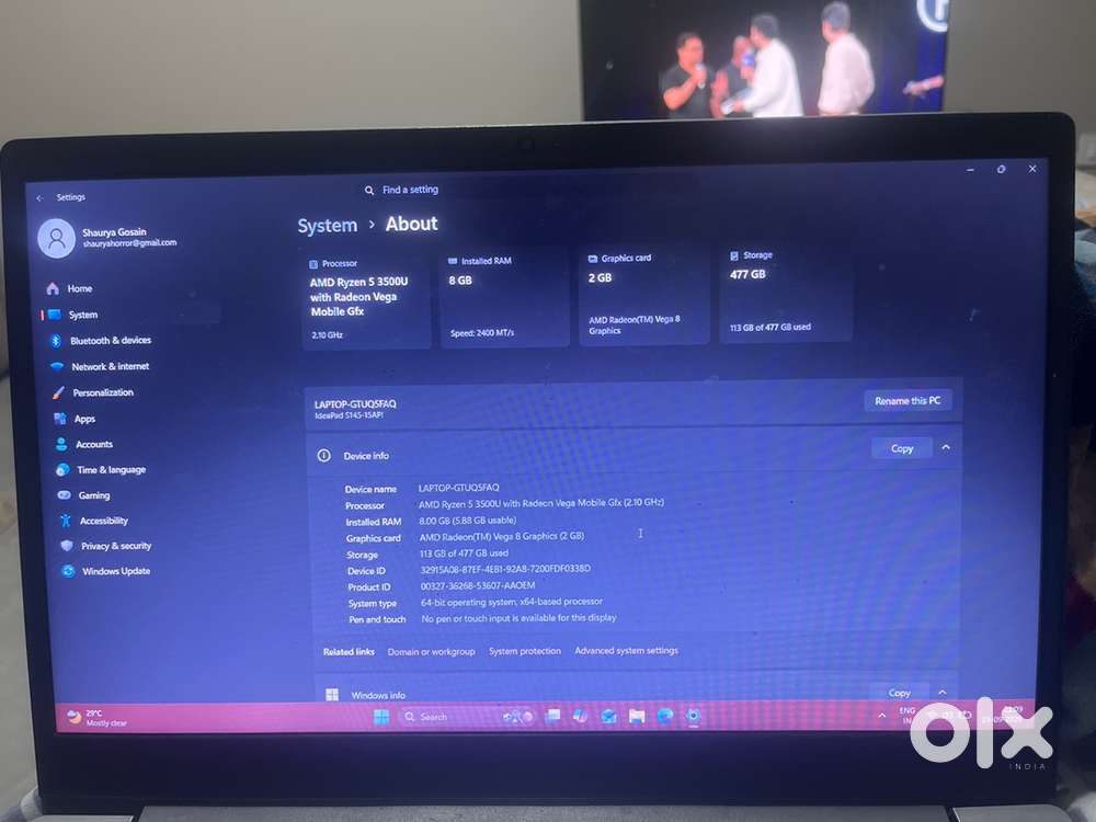 Lenovo IdeaPad S145-15API