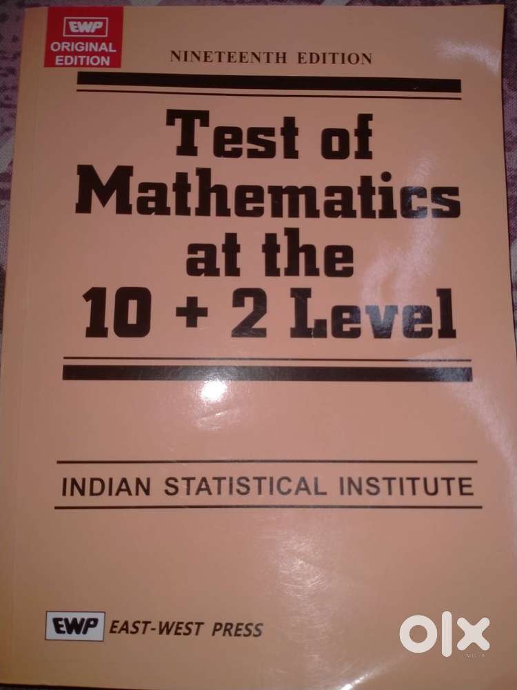 Nineteenth edition of Test of mathematics at the 10+2 level