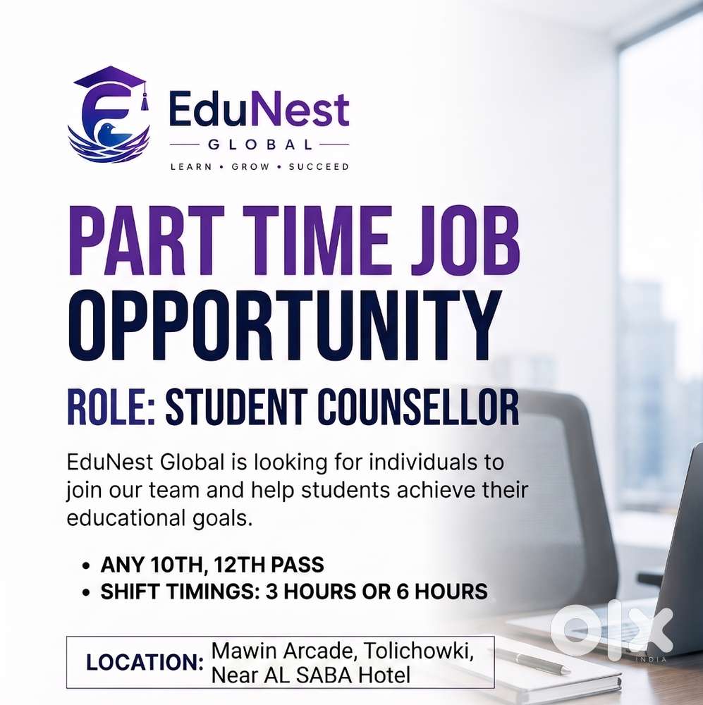 URGENT HIRING FOR PART-TIME STUDENT COUNSELLOR