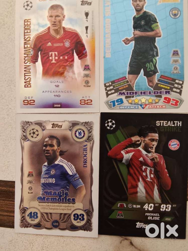 Ultra rare football cards 2× legends 2× young stars - Other