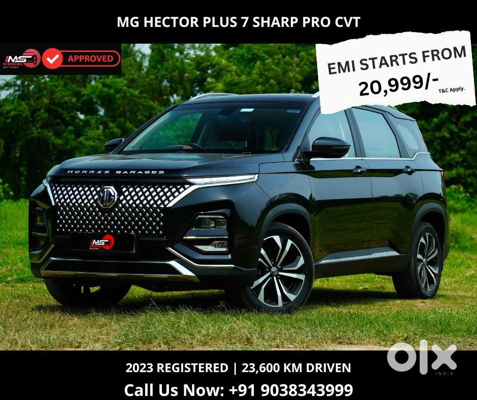 Mg Hector Plus Sharp Pro 1.5 Turbo Petrol 7 Str, 2023, Petrol
