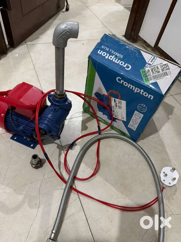 Crompton 0.5 HP water Pump + accessories