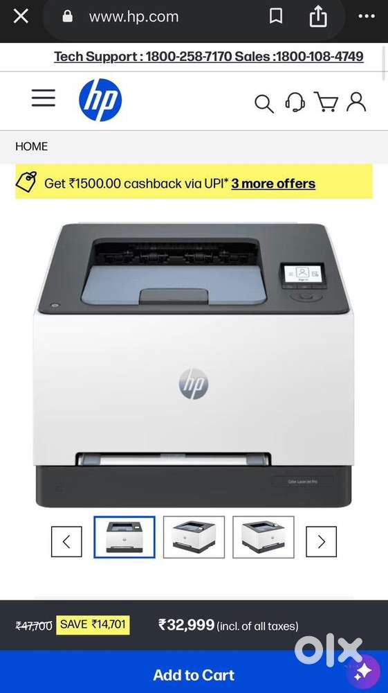 HP Color Laser jet pro 3203dw box packed printer. - Hard Disks