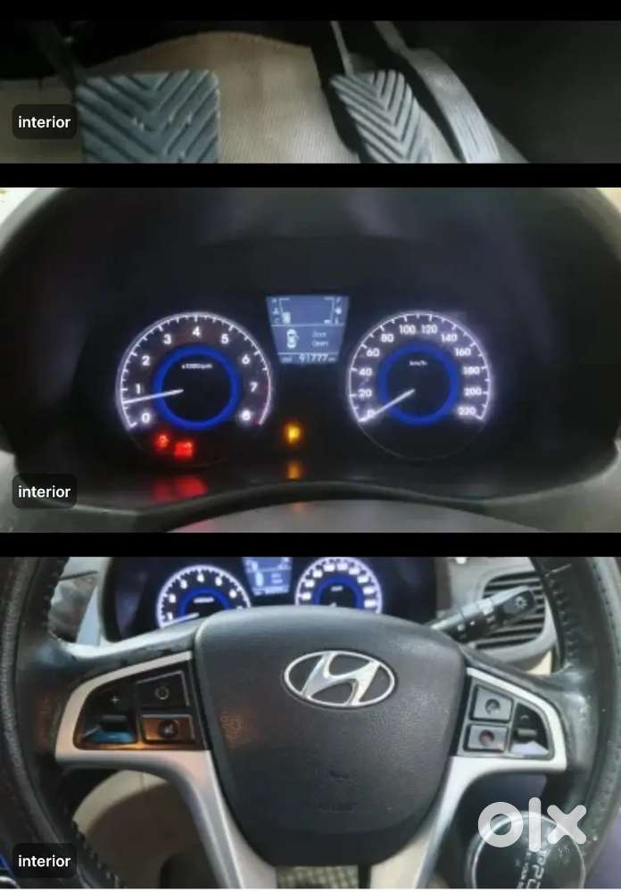 Hyundai Verna 2013 Petrol 91000 Km