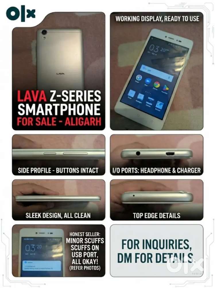 Lava Z60 (1GB/16GB) &ndash; Acchi Condition Me, Sasta Second Phone