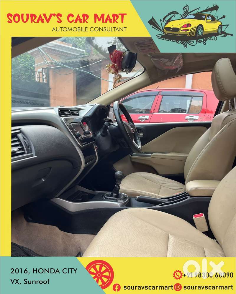 Honda City I Vtec Vx Option, 2016, Petrol