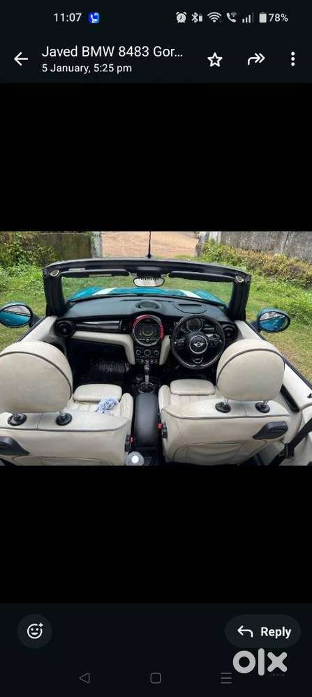 Mini Cooper Convertible Cooper S Convertible, 2016, Diesel