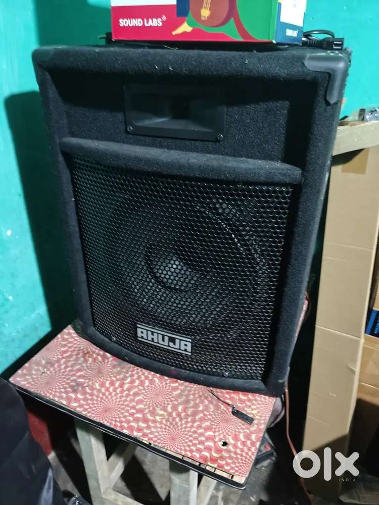Ahuja amliper and speaker box and mixer 70dx recorder excellent origin