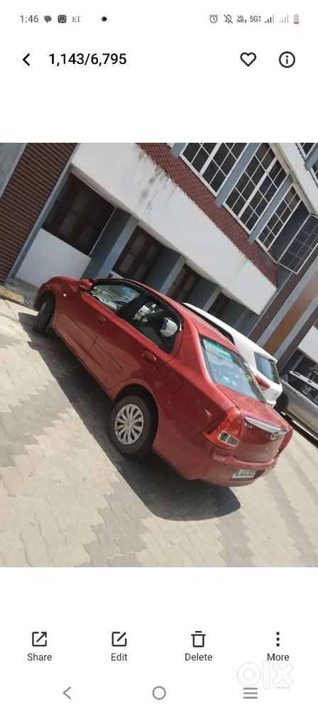 Toyota Etios Diesel 2012 Car