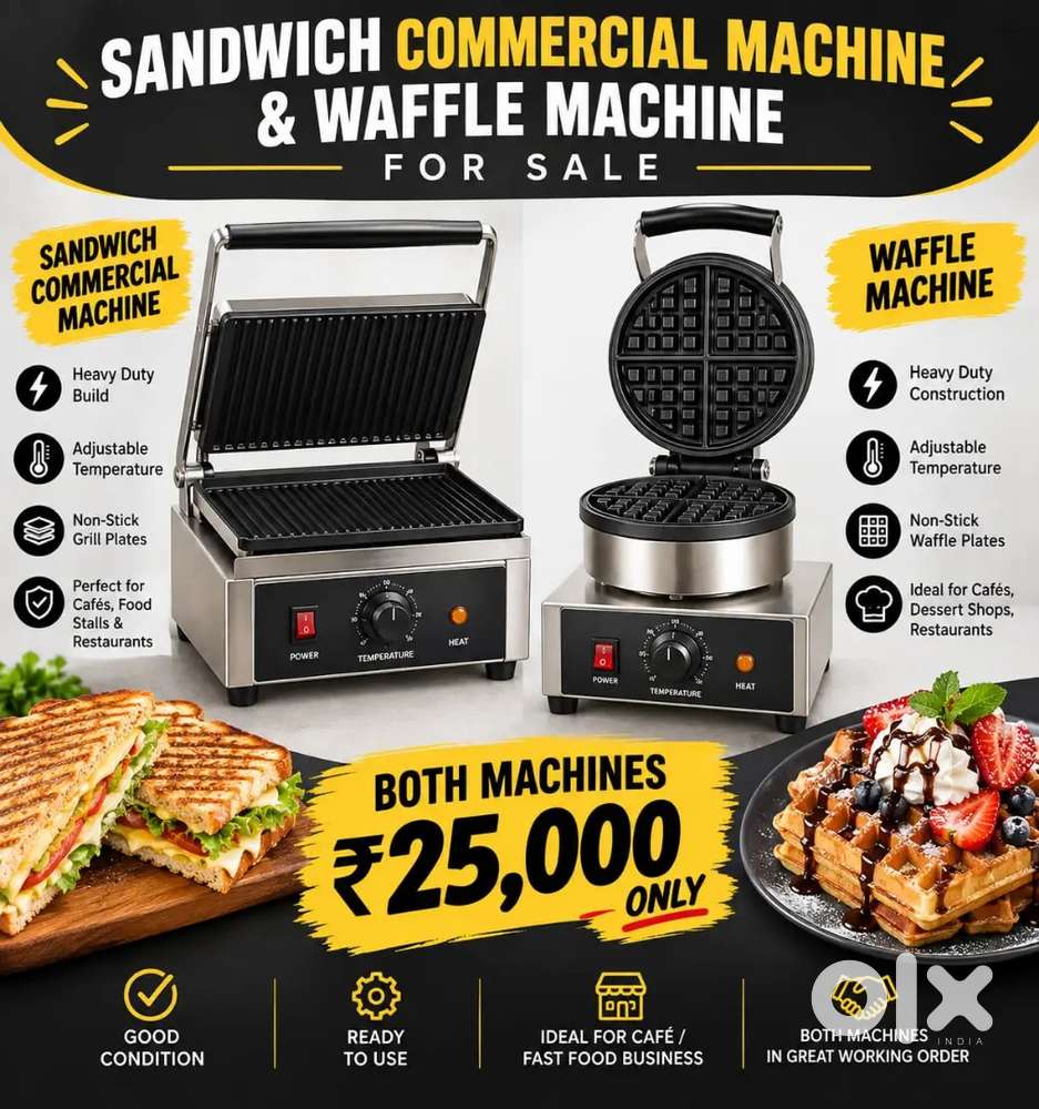 Sandwich & Waffle Machine For Sell