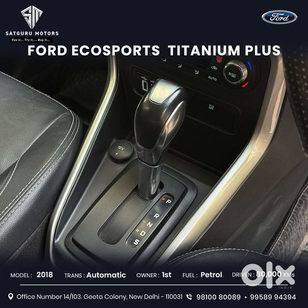 Ford Ecosport [2017-2021] 1.5 Titanium Ti Vct At, 2018, Petrol