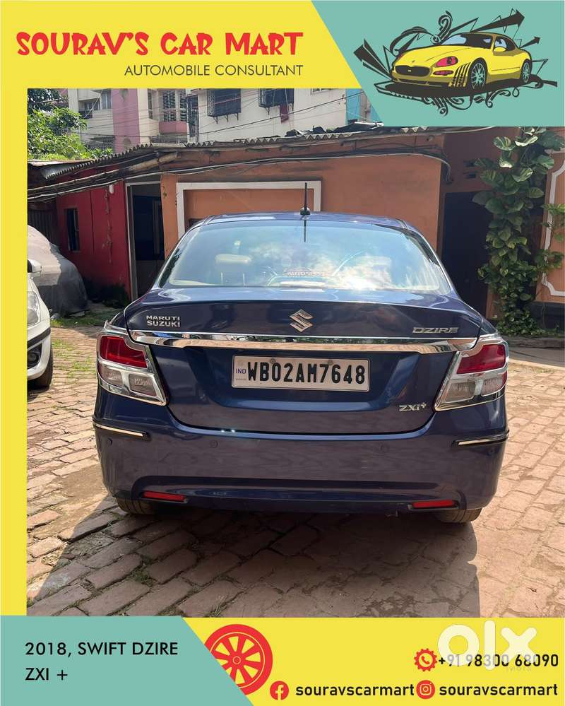 Maruti Suzuki Swift Dzire Zxi + Mt, 2018, Petrol