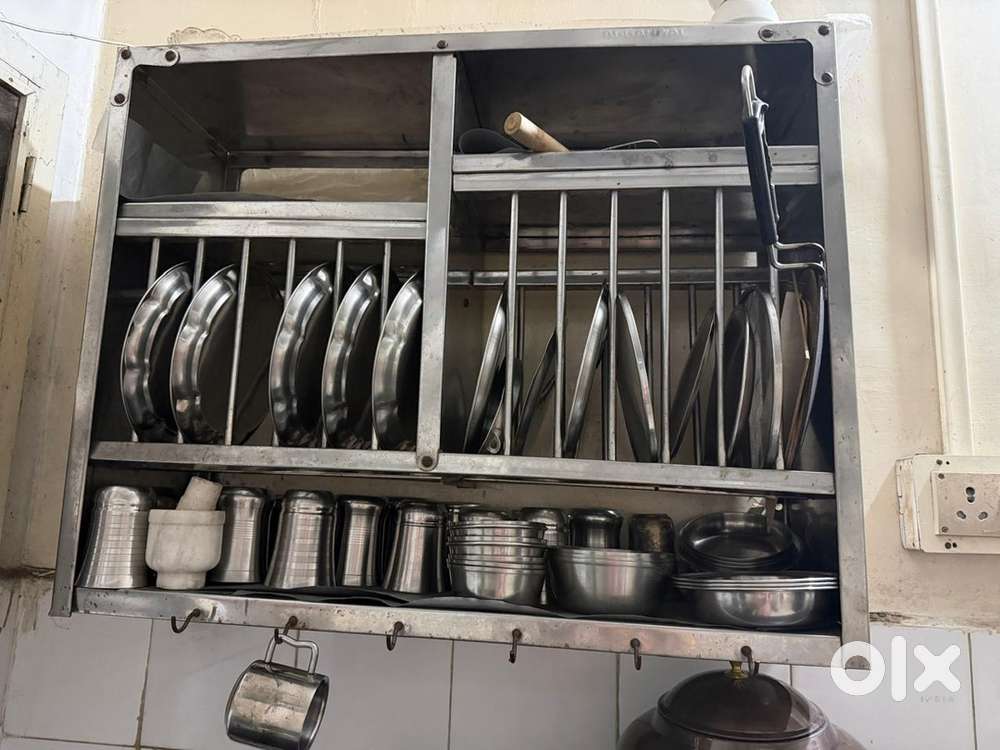Steel utensil stand