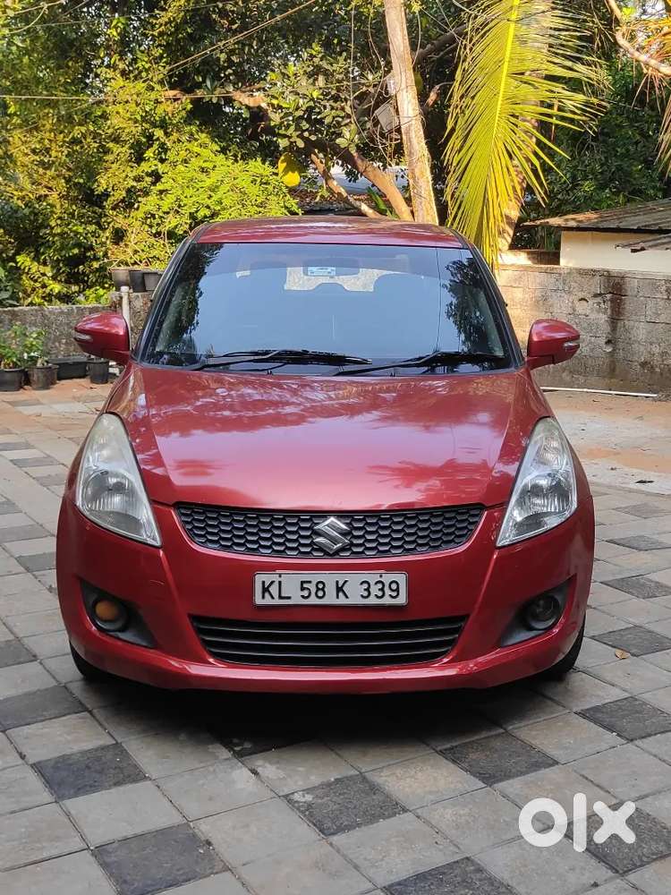 Fire Red Colour Maruti Suzuki Swift Vxi 2013 Petrol Manual