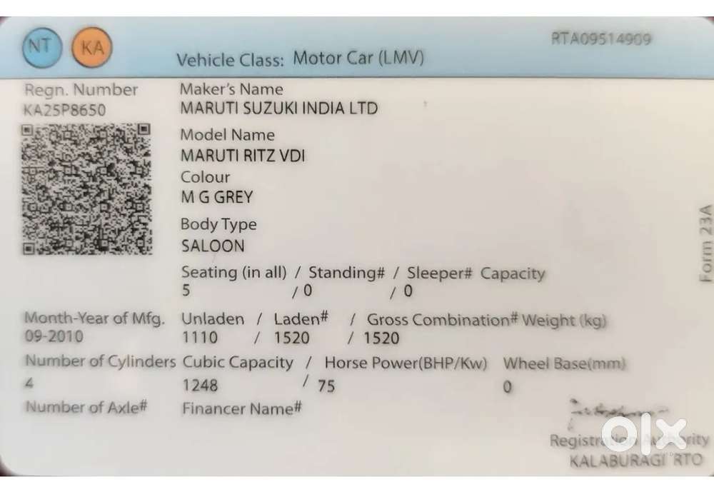 Maruti Suzuki Ritz 2010