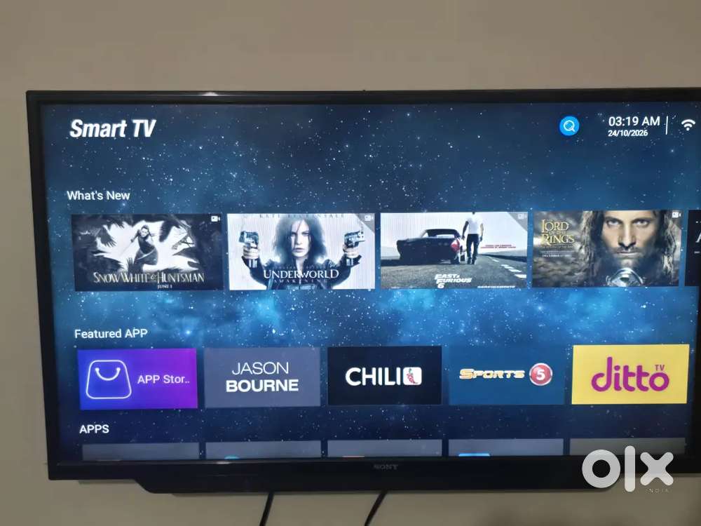 Sony tv 43 inch 1080 hp good condition