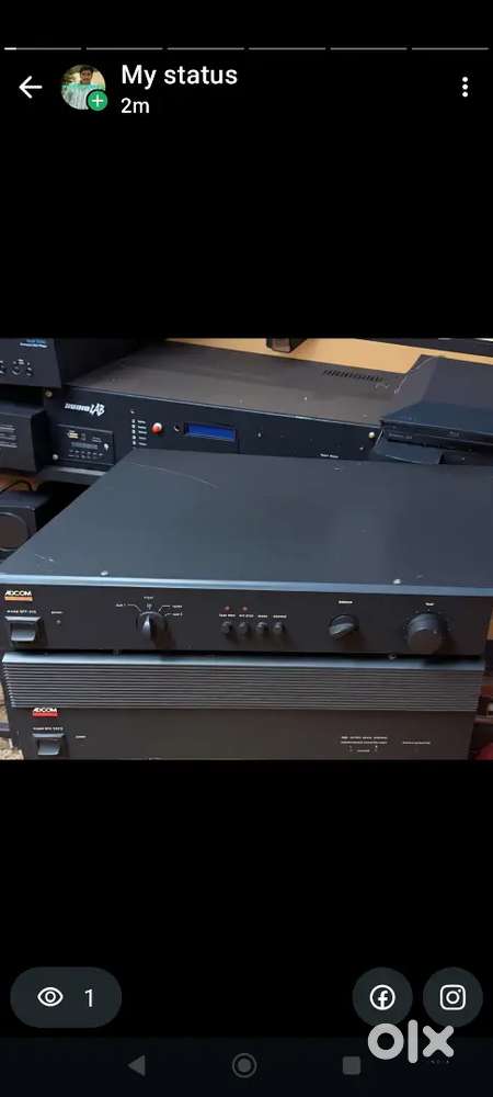 ADCOM - POWER/ PRE AMPLIFIERS