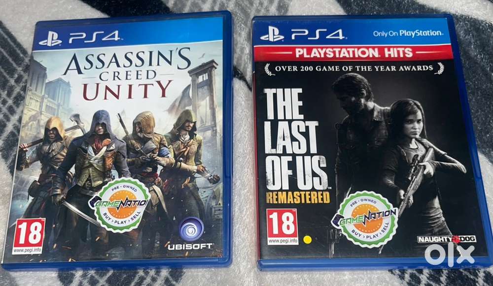 PS4 The Last Of Us and Assassin Creed Unity