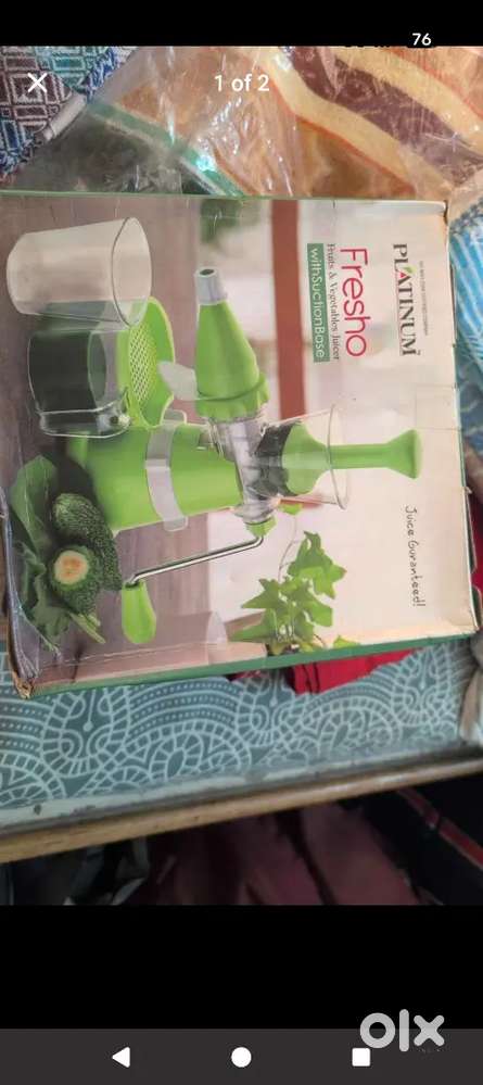 Juicer for vegetables and fruits