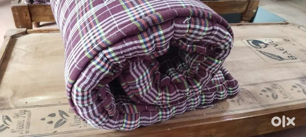 Single cot with new bed and pillow bedsheet