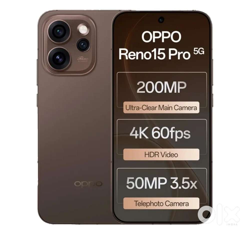 Oppo Reno 15 pro 12gb 256. Brown. Just opened