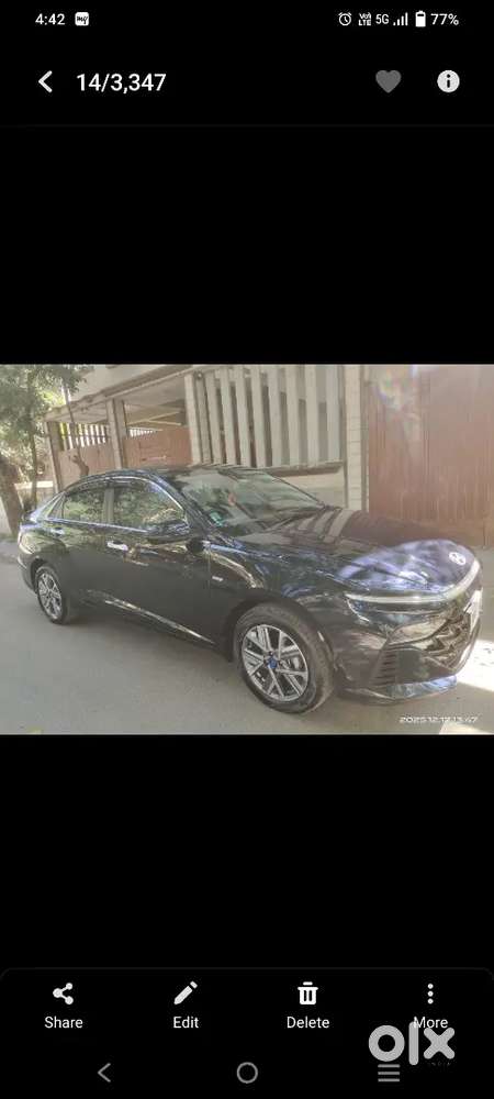 Hyundai Verna Sx Optional 2024 Petrol 3700 Km Driven