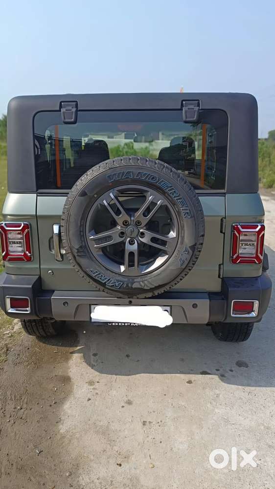 4x4 Thar Army Green Colour