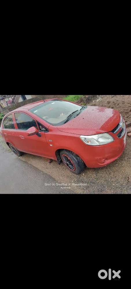 Chevrolet Sail Red Colour 2013 Deseil Model Top Condition Car