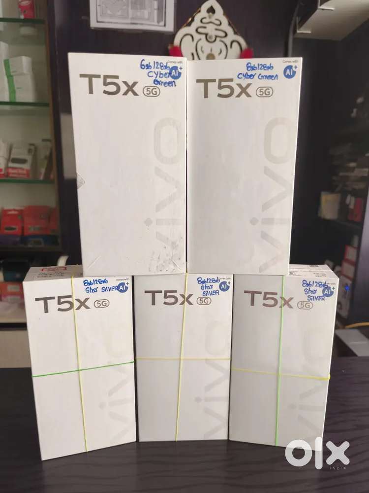 Vivo T5X 8gb128gb 30999only to day price