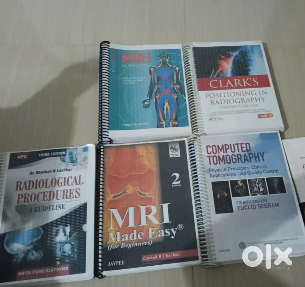 BRIT RADIOGRAPHY BOOKS