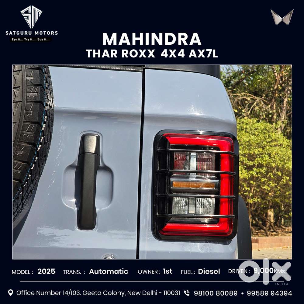 Mahindra Thar Roxx Ax7 L Diesel At 4wd, 2025, Diesel