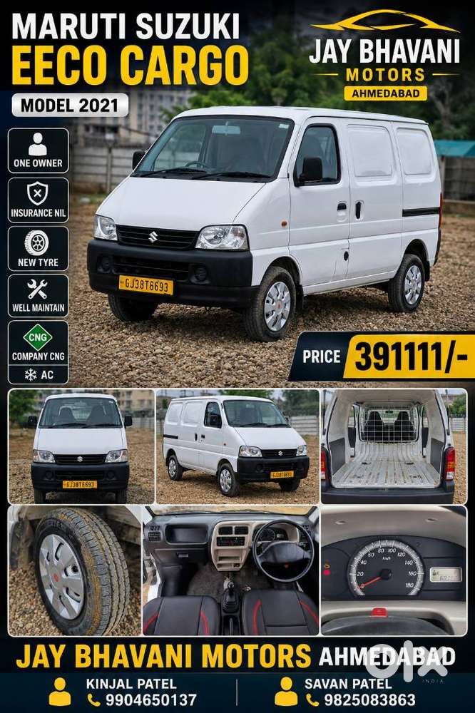 Maruti Suzuki Eeco Cargo Cng A/c, 2021, Cng & Hybrids