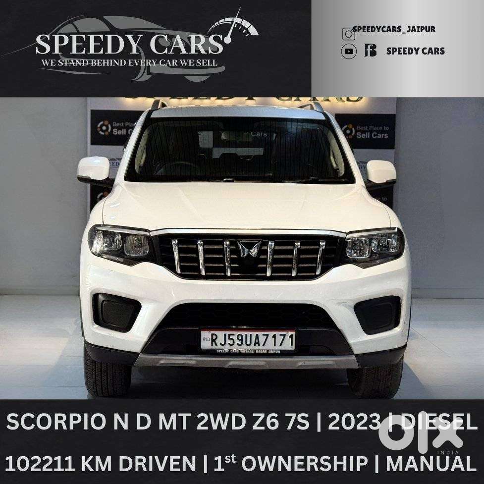 Mahindra Scorpio N Z6 Diesel Mt 2wd 7 Str, 2023, Diesel