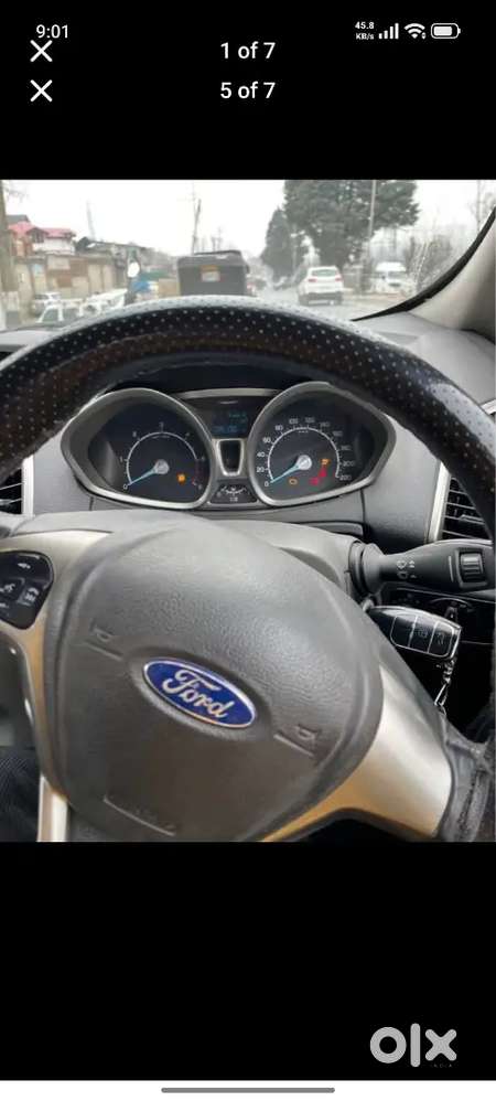 Black Ford Ecosport 2015 Diesel Well Maintained