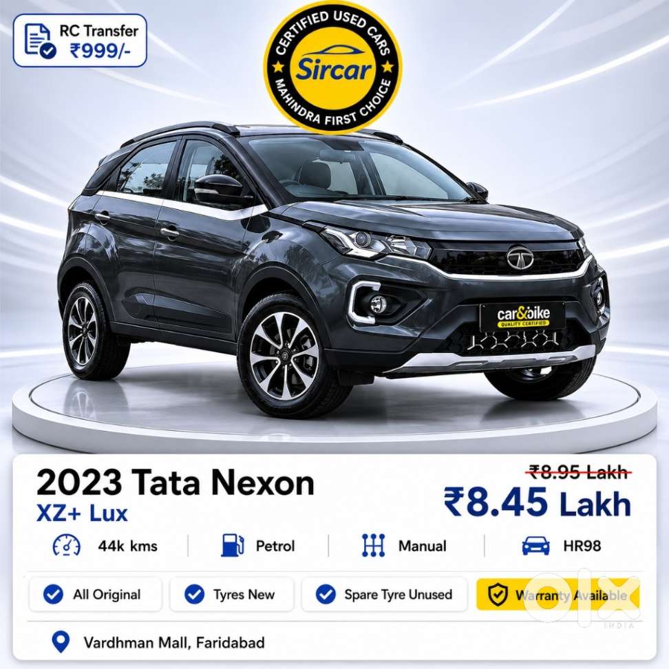 Tata Nexon Xz Plus Luxs, 2023, Petrol