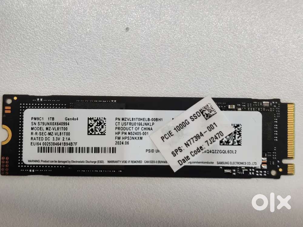 Samsung 1TB NVMe SSD &ndash; PCIe Gen 4
