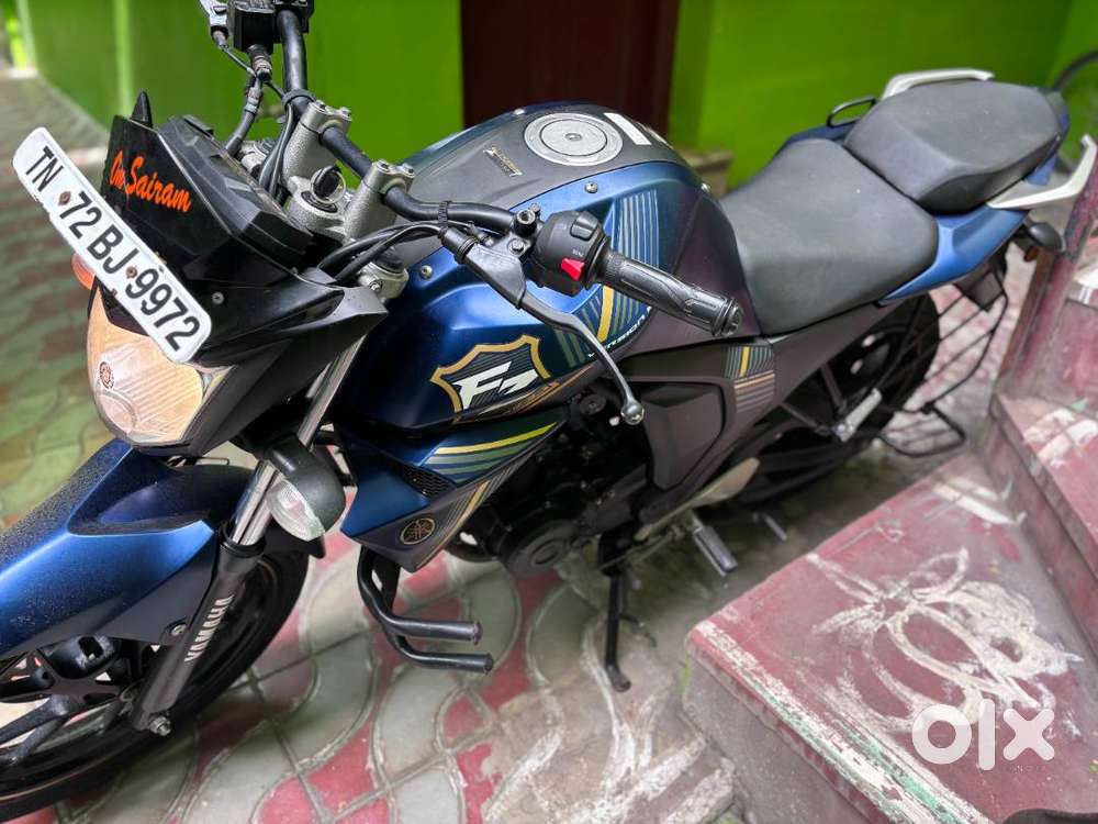 Motorcycle Fz Bike Blue Colour Fz Bike Yamaha Fz V2 Blue Colour