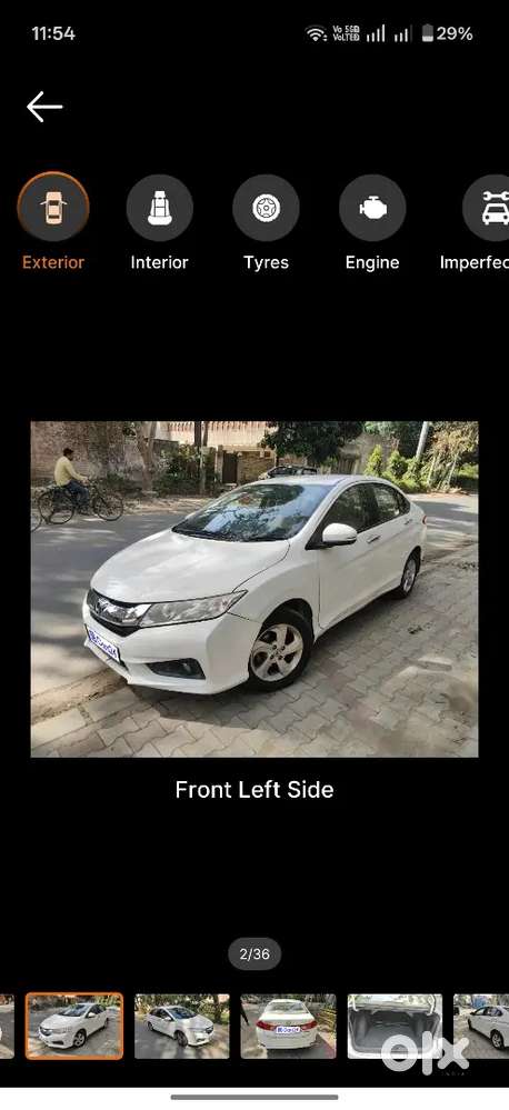 Mint Condition Honda City 2015 Model White Colour Car For Sale