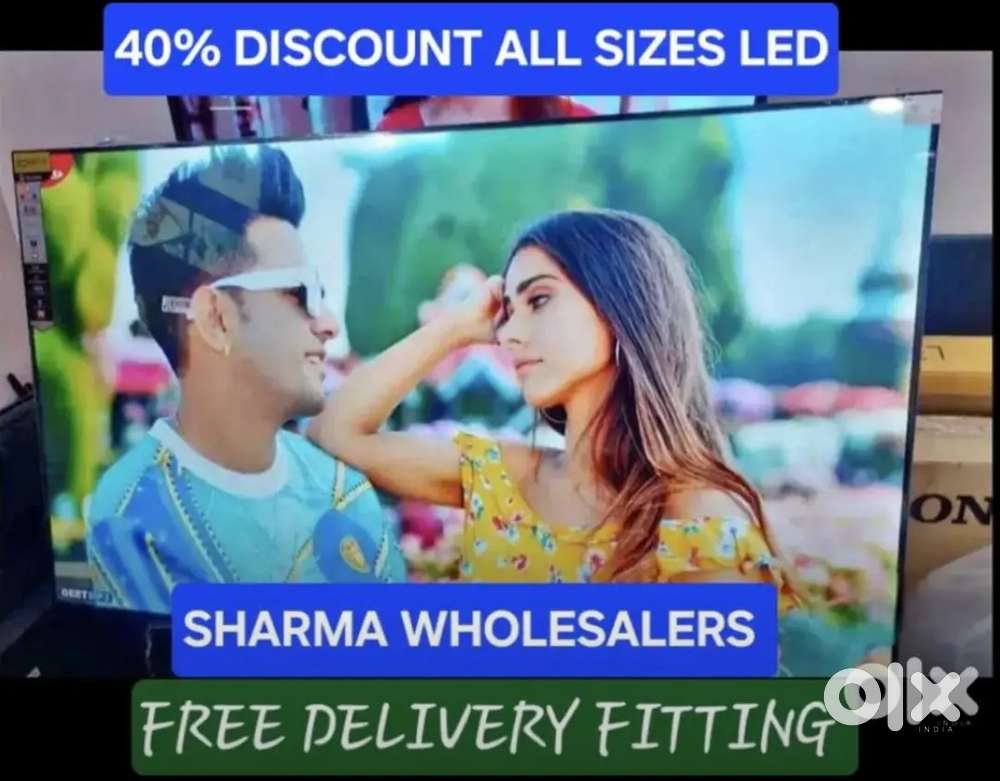Ultra-slim SMART ANDROID LED TV free delivery and installation