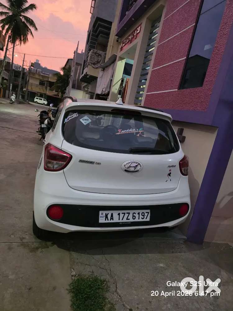 Hyundai Grand I10 2018 Petrol & Cng 77000 Km Driven 4th Owner