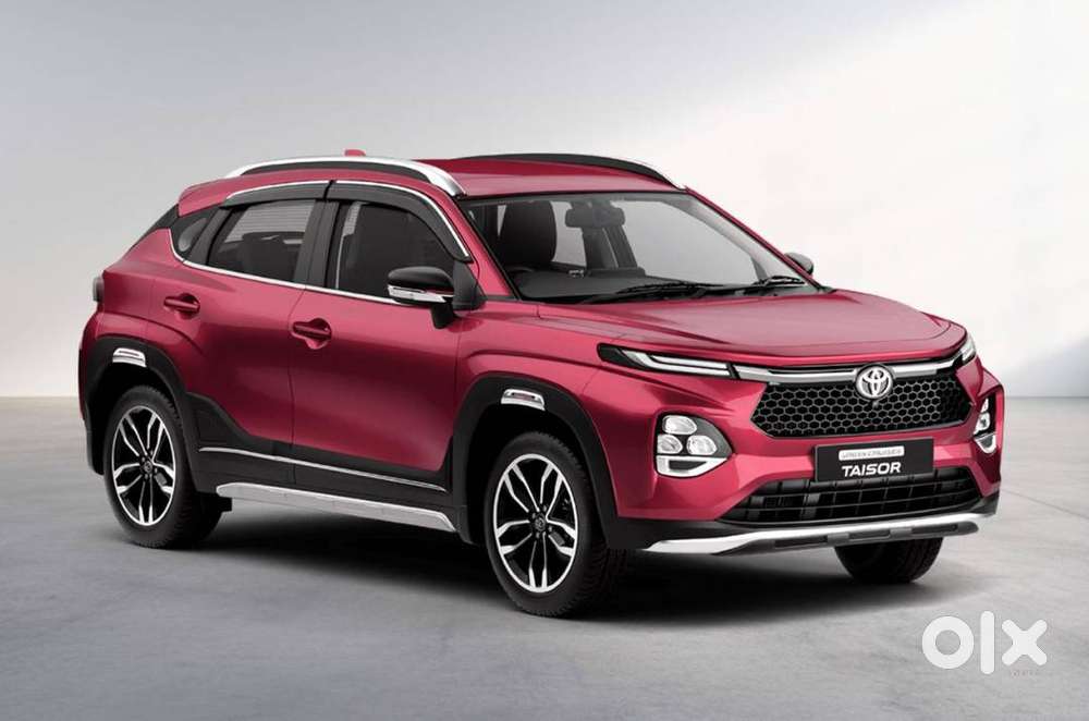 Red Toyota Taisor Automatic Car For Sell