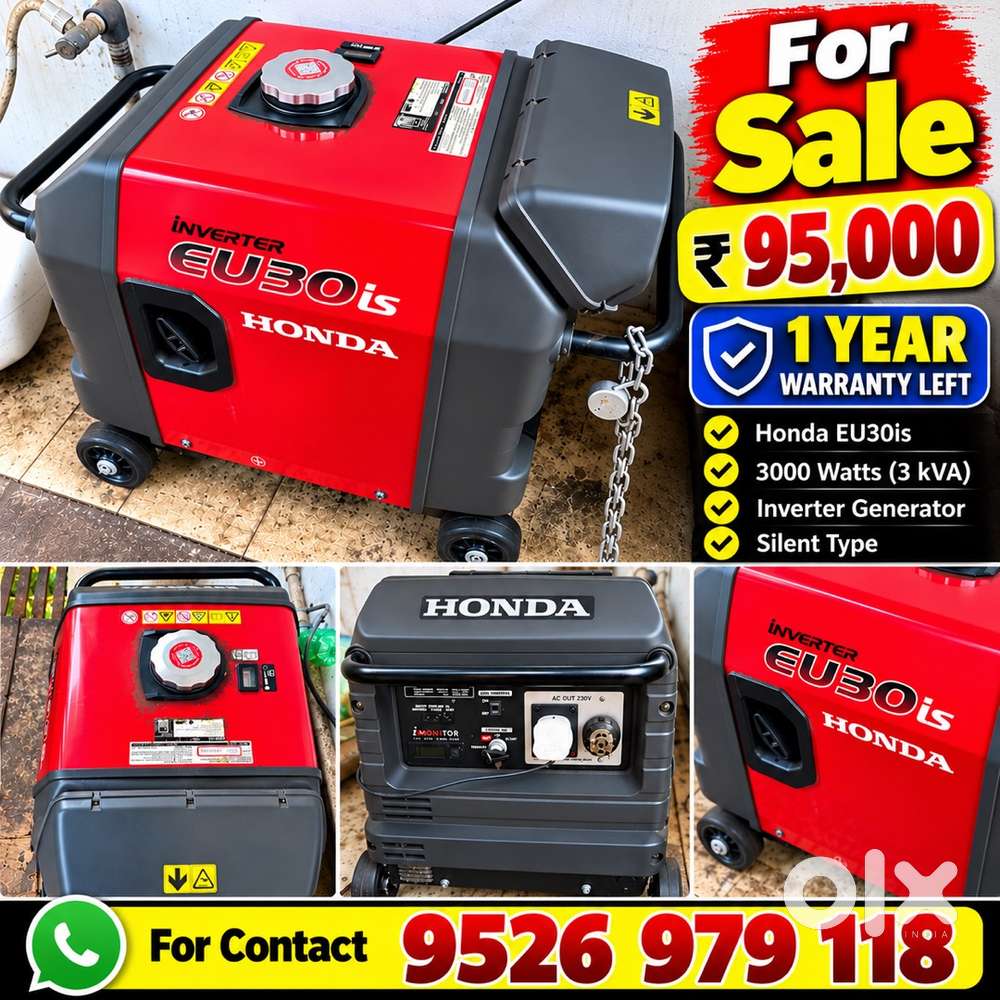 Honda genarator (1 year warrantee left)