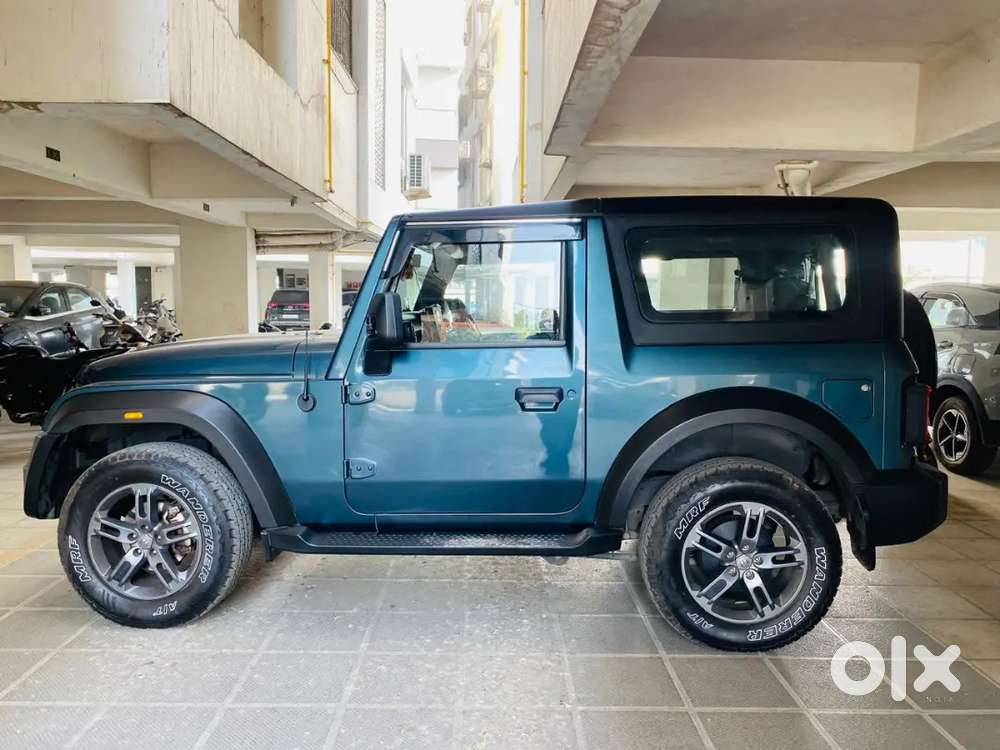 Thar Rwd Diesel In Aquamarine Colour With Unique Rto Number