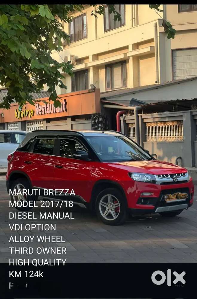 Maruti Suzuki Brezza 2017 Diesel 124000 Km Driven