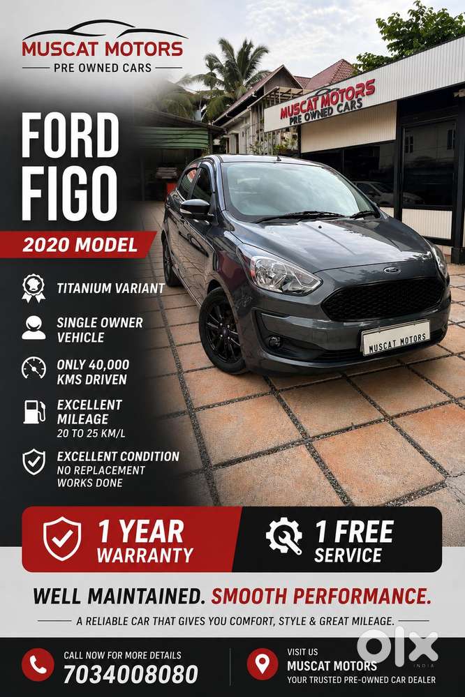 Ford Figo 2012-2015 Diesel Titanium, 2020, Diesel