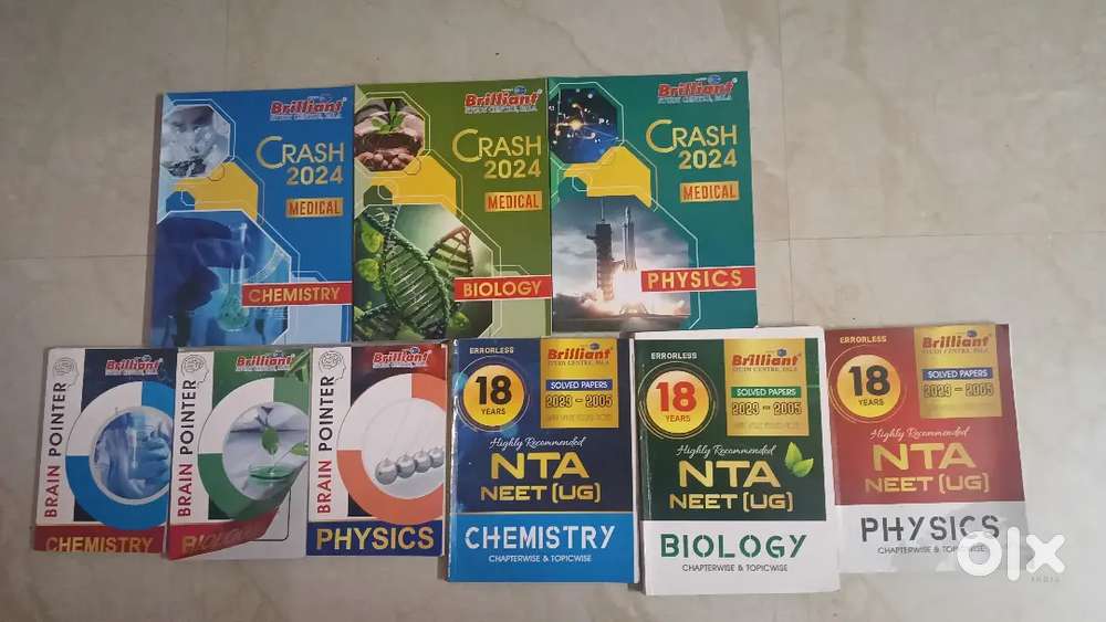 Brilliant Pala NEET 2024  PCB Study Materials  Crash Course Set