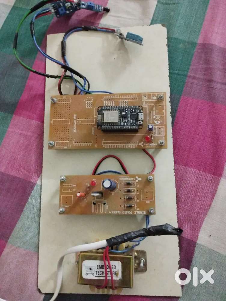 DIY Electronics Project with Microcontroller Board