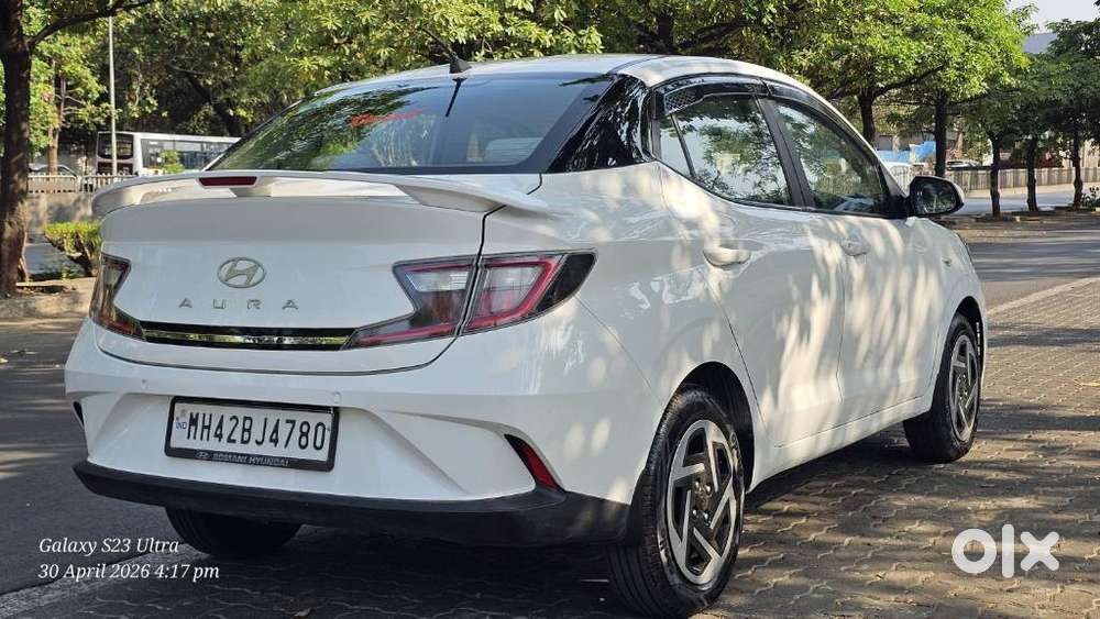 Hyundai Aura Sx (o) Manual, 2023, Cng & Hybrids