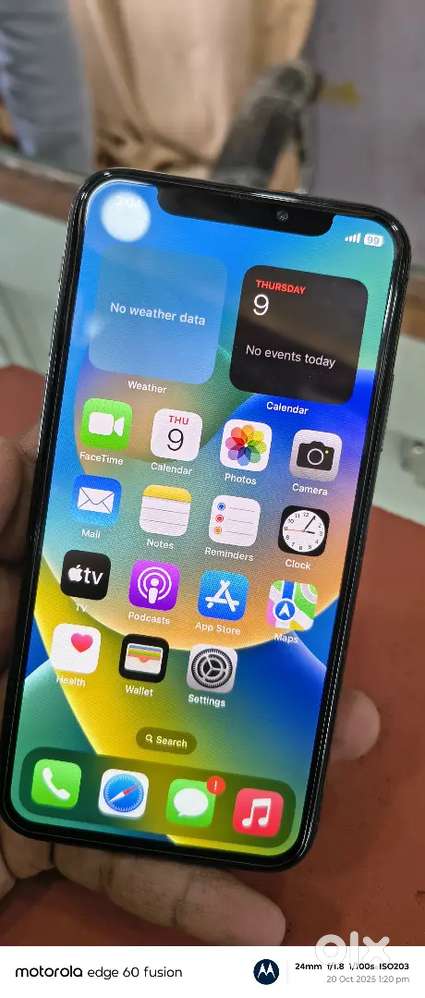 version ios iphone x maj