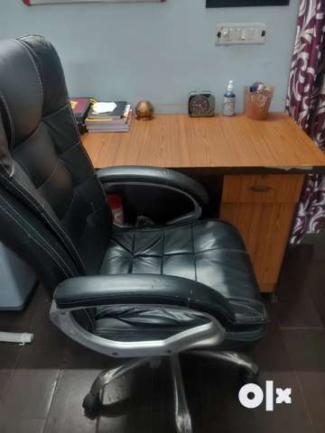 Olx office chair online and table